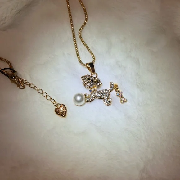 Betsey Johnson Doggy and Bone necklace - Picture 6 of 15